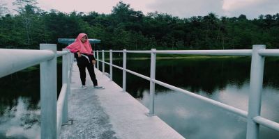 Jembatan Pengatur Debit Air Embung