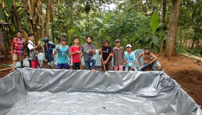 Tingkatkan Produktifitas Pemuda di Masa Pandemi Covid-19, Kartar Budi Mulia Desa Penimbun Akan Budidaya Ikan
