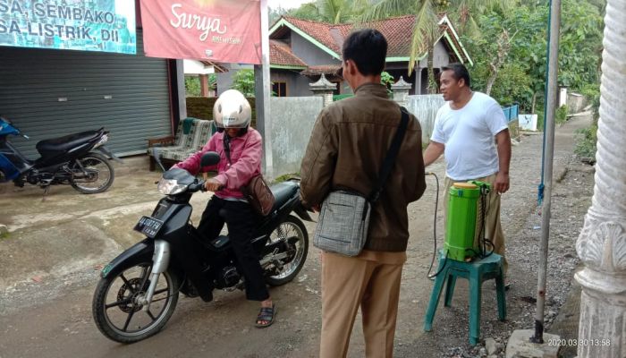 Kades Penimbun Turun Tangan Langsung Antisipasi Penyebaran Virus Corona (Covid-19) 01