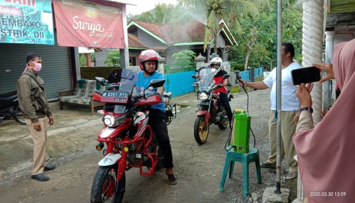 Kades Penimbun Turun Tangan Langsung Antisipasi Penyebaran Virus Corona (Covid-19)