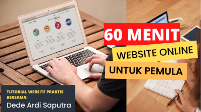 Tutorial Membuat Website Bisnis Toko Online Praktis 60 Menit Langsung Jadi, Cocok untuk Pemula