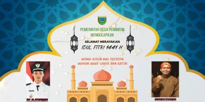 Segenap Pemerintah Desa Penimbun mengucapkan: Selamat Merayakan Idul Fitri 1441 Hijriyah. Taqoballohu Minna wa Minkum Shiyamana wa Shiyamakum